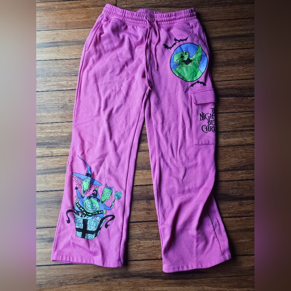 Pink Nightmare Before Christmas Sweat Pants